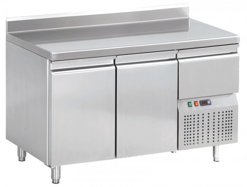 Confectionery counter with stainless steel worktop 1470x740x750mm