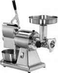 Meat mincer and cheese grater, 670 x 300 x 460 mm, 160 kg/h