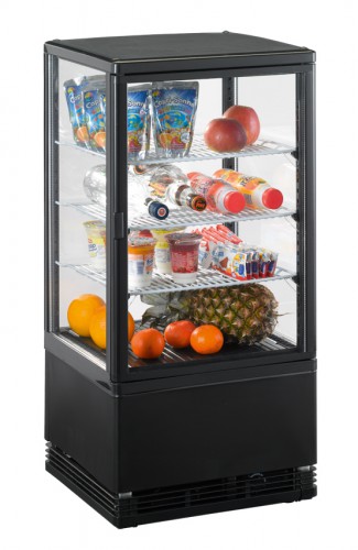 Cold display 70 litres black 427x383x872 mm