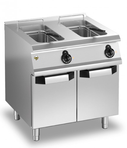 2-BASINS ELECTRIC DEEP FAT FRYER 10 LTS.