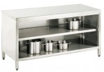 Work cupboard, 400x800x850mm, made of stainless steel 1.4301