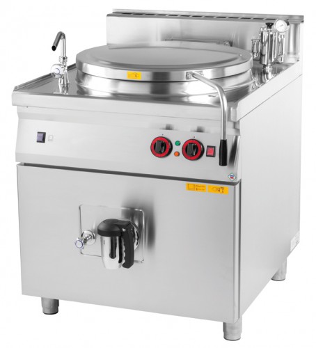 Boiling kettle with indirect heating, electric 100 litres, 800x900x900mm