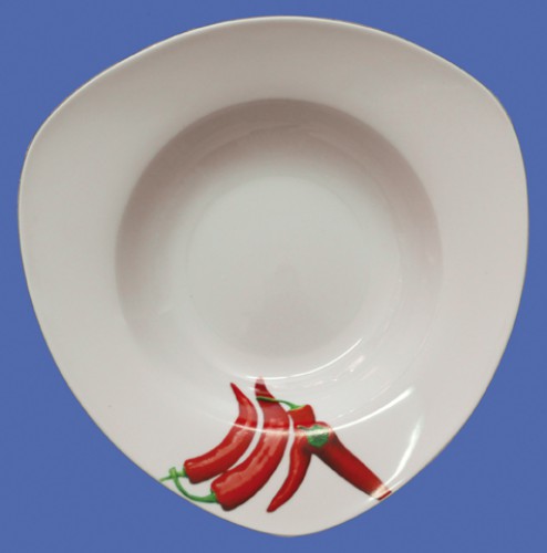 Pasta-/saladplates ? 300 mm, made of robust porcelain