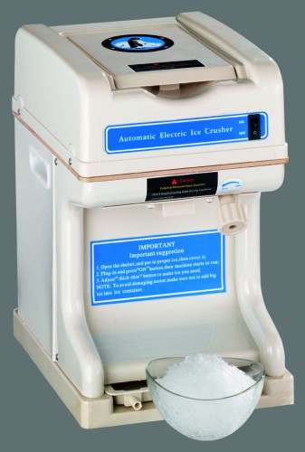 Ice crusher, 290x360x450mm abs body, ice box with drain
