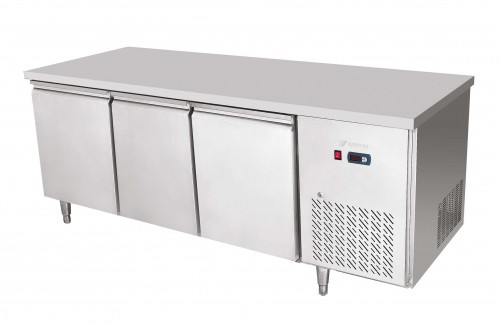 Freezer counter, 3 doors, 1835x700x850mm 3 shelves, 500 w