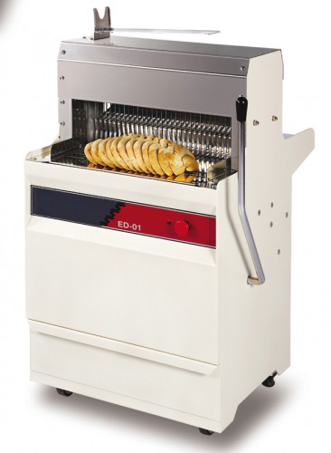 Bread slicer machine, 700 x 700 x 1100 mm 370 w, 230 v