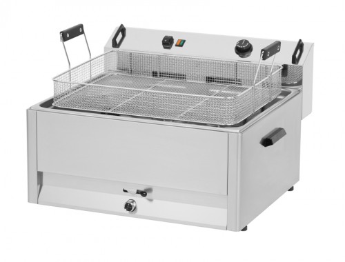 Patrieces electric fryer, 670x650x370 mm, stainless steel