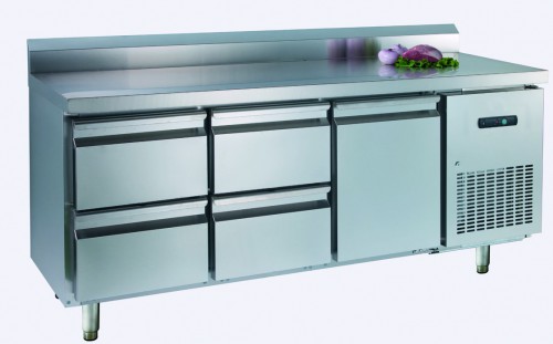 Counter with upstand, 1800x600x900mm