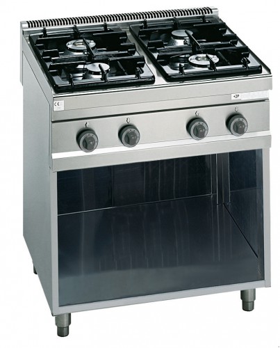 4-BURNER GAS STOVE WITH CABINET