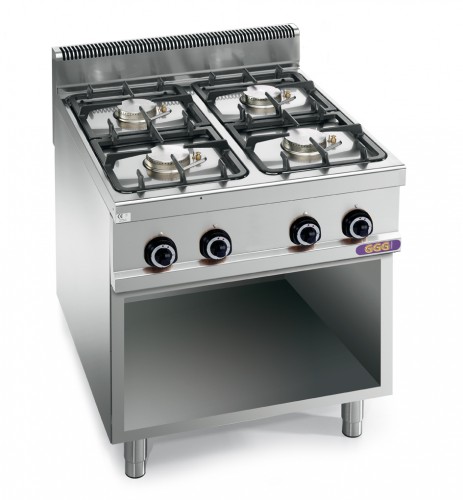 4-BURNER GAS STOVE WITH CABINET