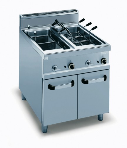 40 L + 40 L GAS PASTA COOKERS 