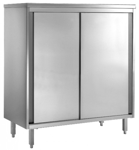 Dish-cupboard, cns 18/10, 1200x700x2000mm