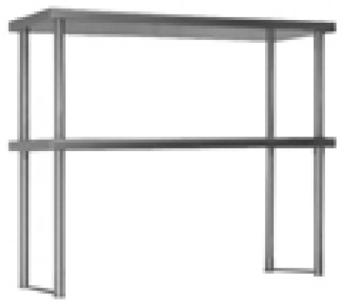 Attachment shelf, 2 levels, 1200x350x650mm