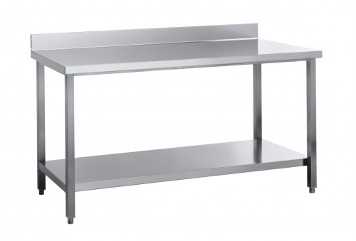 Work table, 1000x600x950mm, chrome-steel 18/10