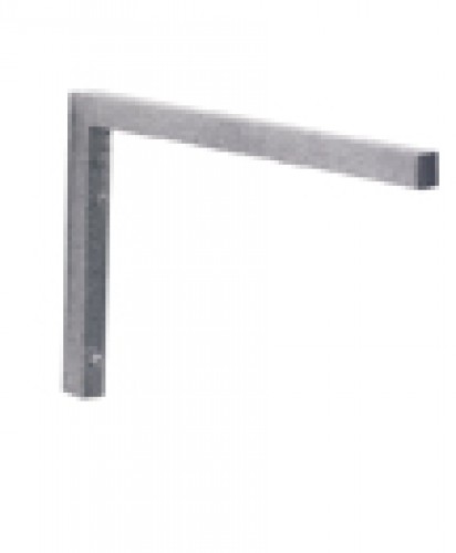 Stainless-steel support for wall shelves 300 mm