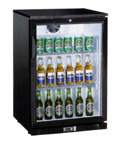 Can cooler with capacity of 138 litres with glas-door