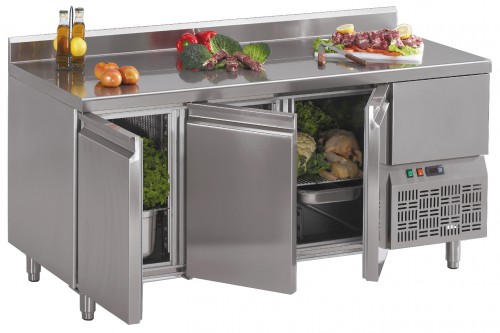 Counter with ventilated cooling