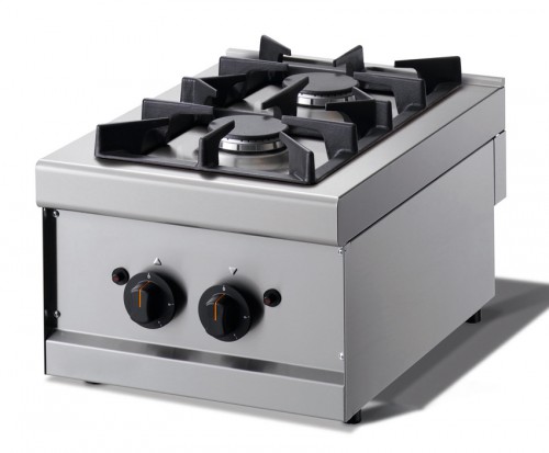 GAS top range with 2 burners