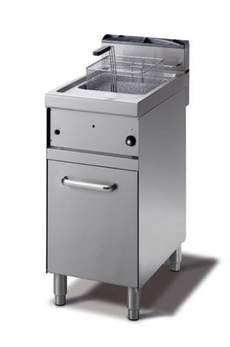 Fryer gas, capacity of 10 litres on stand with door