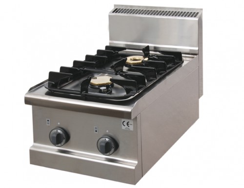 Cooker gas with 2 burners