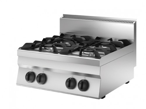 Cooker with 4 plates