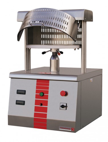 Pizza shaping machine with upper plate: Ø 440 mm