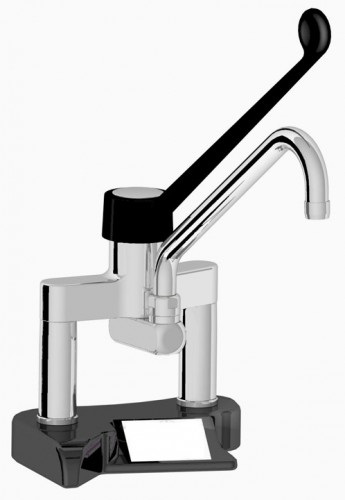 Double hole faucet