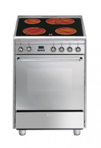 Stainless steel glass-ceramic oven