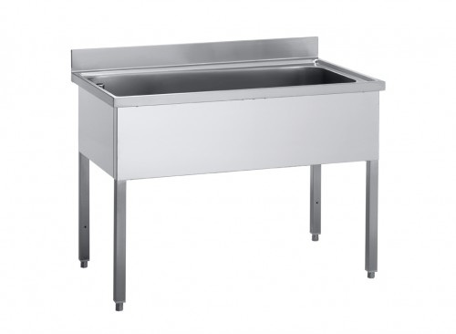 Sink unit made of stainless steel