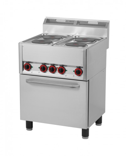 Range electric 4 plates with convection oven