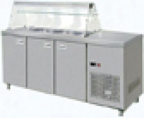 Saladette with capacity of 440 l, 3x 1/1 GN