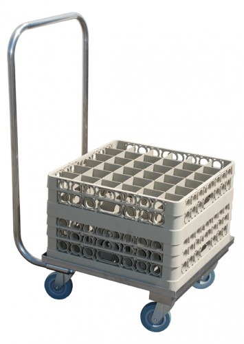 Dish basket trolley