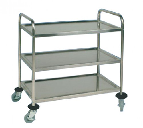 Trolley with 3 shelves, 860x535x940 mm,