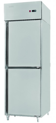 Refrigerator made of stainless steel, 500 l