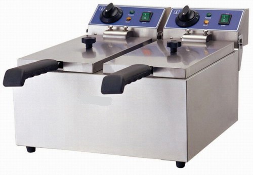 Double-fryer, electric