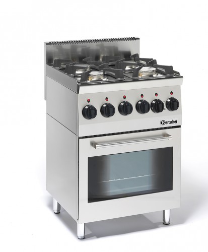 Gas stove 600, W600, 4 Burners, electric oven