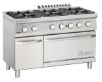 Gas stove 700, W1200, 6 Burners, gas oven