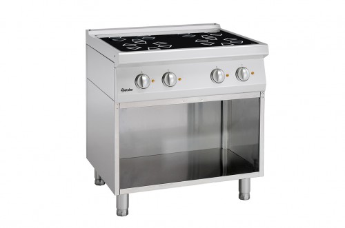 Cerane stove 700, 4 heating zones and open base unit