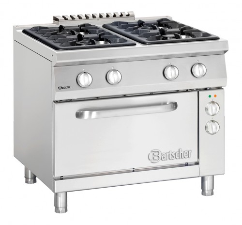 Gas stove 900, W900, 4 Burners, electric oven