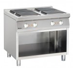 Electric cooker 900, W900, 4 Plates open base unit