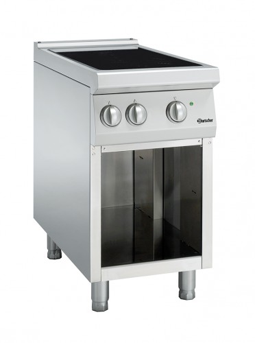 Induction stove 900, 2 CZ, open base unit
