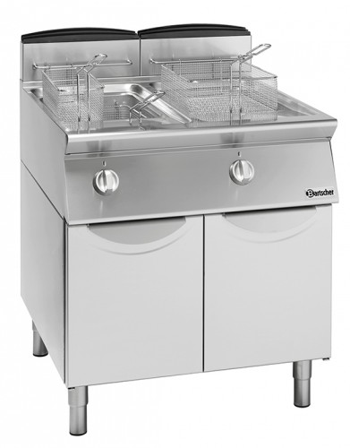 Deep fat fryer gas, 700 W700, 2x13L