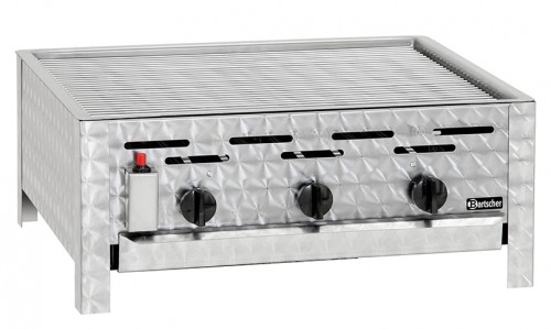 Combi table-top grill,gas,3 burners