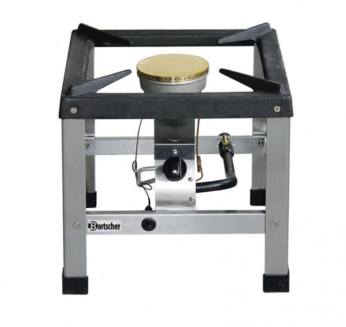 Gas stock-pot stove, 7 Kw, CNS,