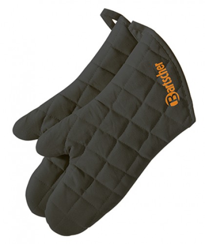 Oven/safety gloves 32cm, pair,black