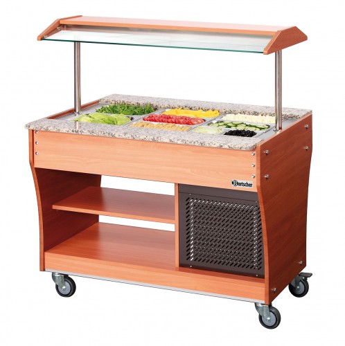 Buffet trolley, cold, 3x 1/1GN,D150