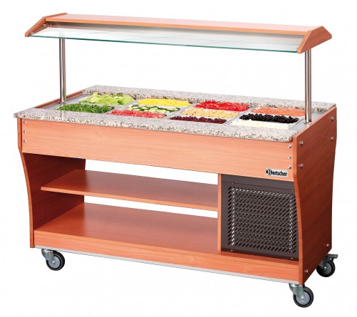 Chariot buffet froid, 4x1/1GN, P150