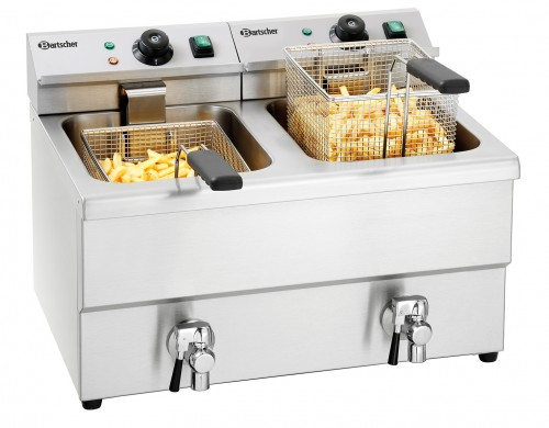 Deep fat fryer Imbiss II, 2x8L, with tap