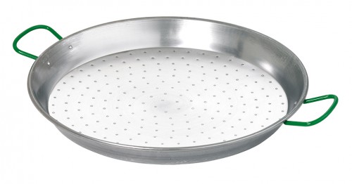 Paella pan 46cm, with grips