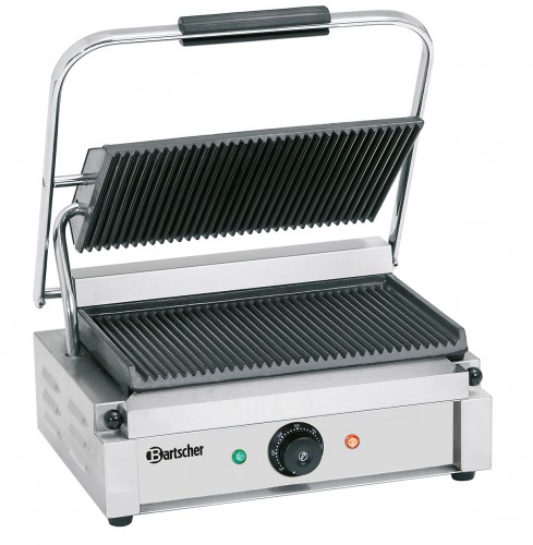 Contact grill Pannini, grooved